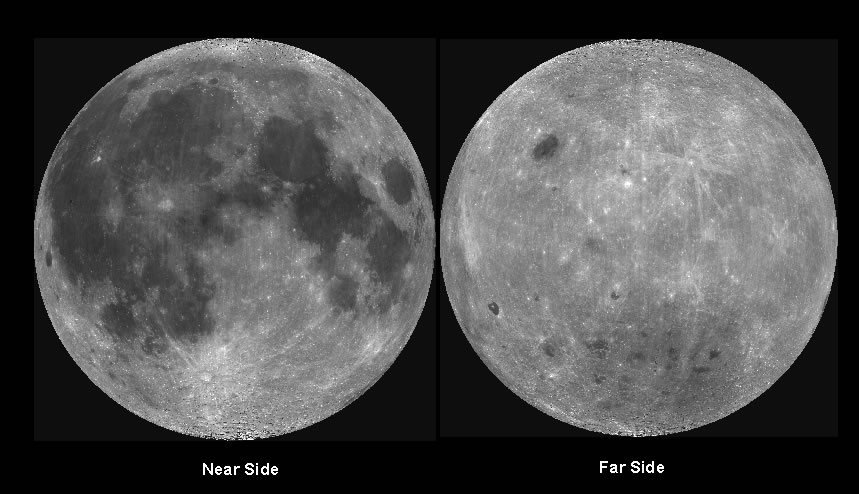 Why is there a dark side of the moon?
